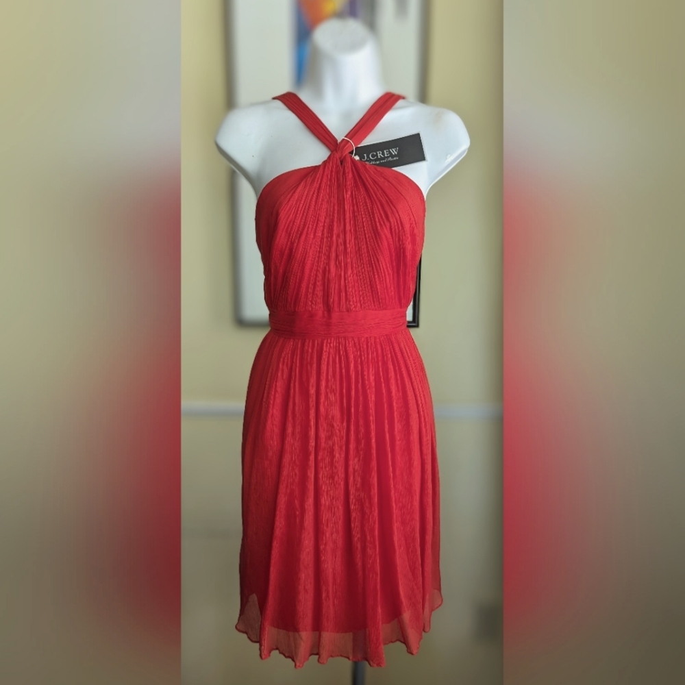 J.Crew Sinclair Chiffon Dress NWT